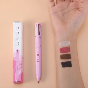 4-in-1 Makeup Pen -Beauty Tool for Eyes, Lips, Brows, and Highlighting